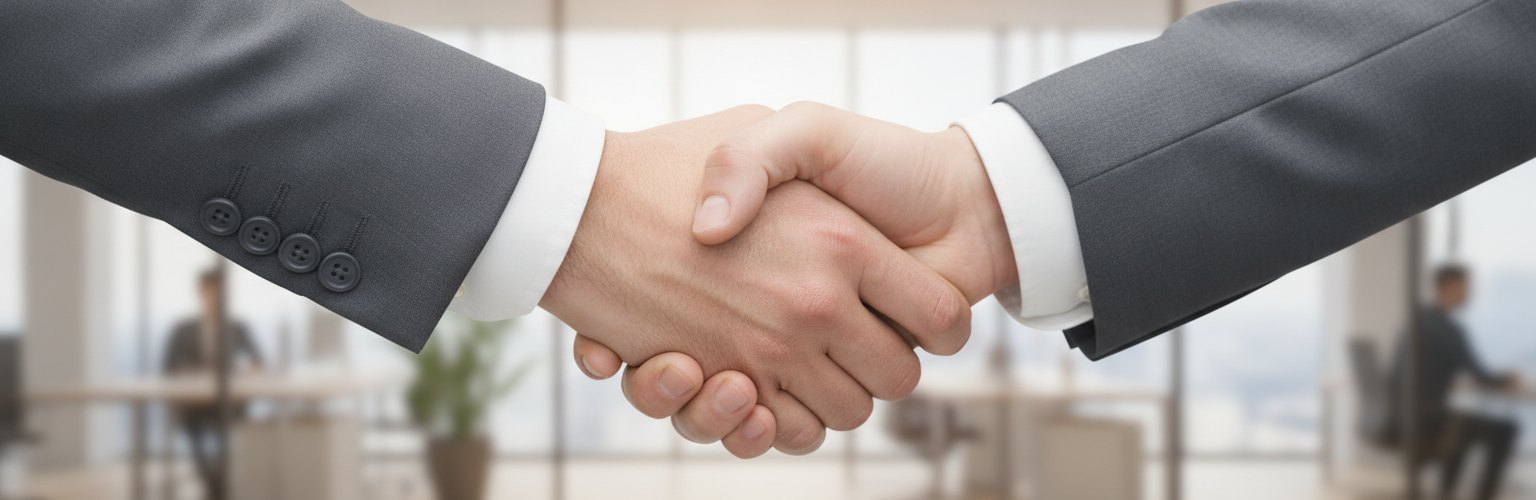 Επαγγελματική χειραψία — πρόγραμμα συνεργατών PERFECT advertising