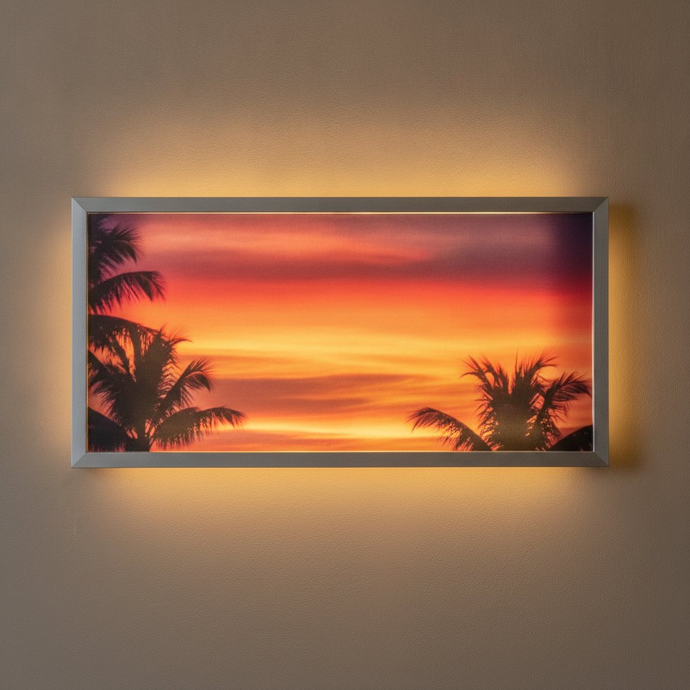 Τυπωμένος φωτιζόμενος μουσαμάς Backlit σε light box τοίχου