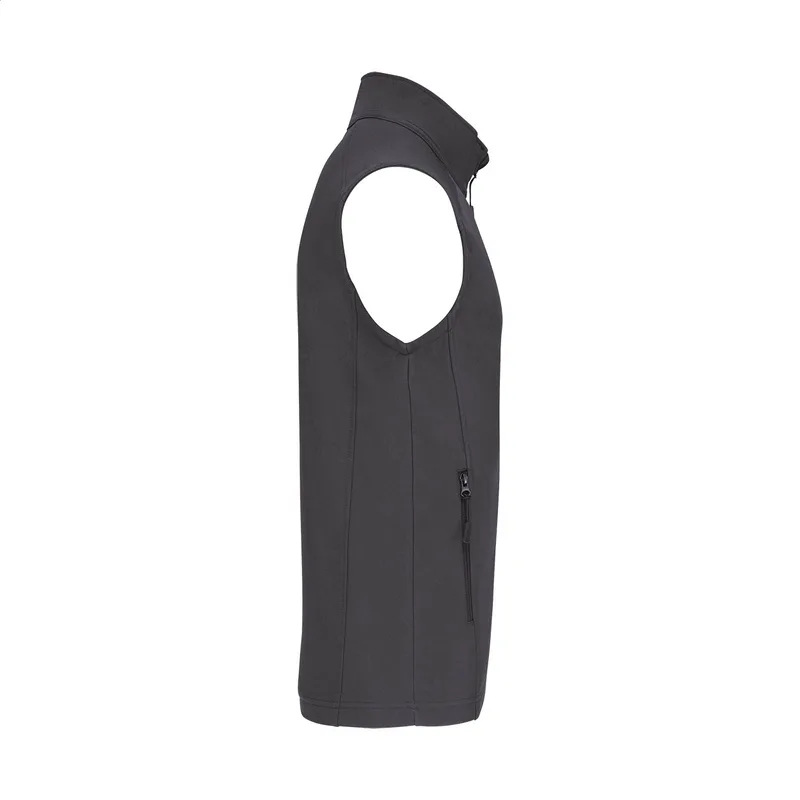 Γιλέκο Softshell Kariban — Λεπτομέρεια Φερμουάρ και Τσέπης. Διαφημιστικά Δώρα για Επιχειρήσεις | PERFECT advertising