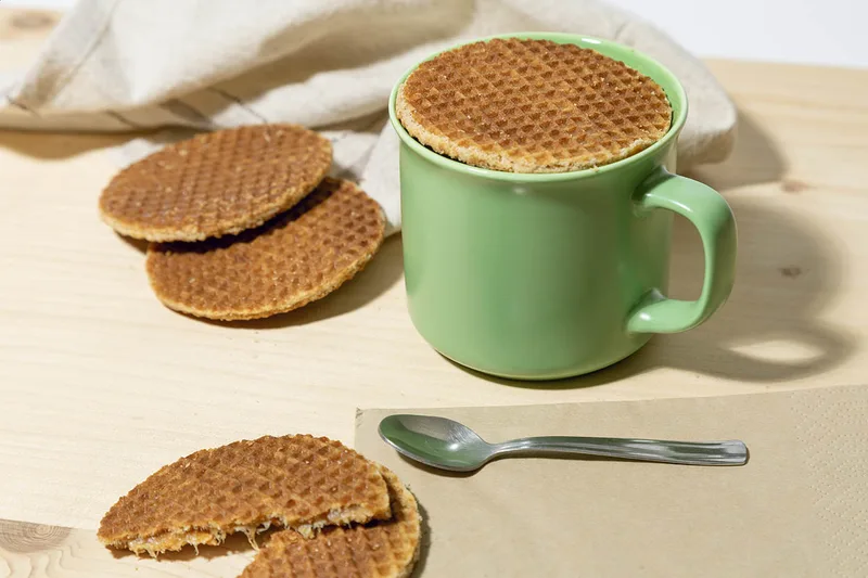 Βάφλες Stroopwafels Συσκευασία 250g Διαστάσεις ø80mm. Διαφημιστικές Εκτυπώσεις σε Εδέσματα | PERFECT advertising
