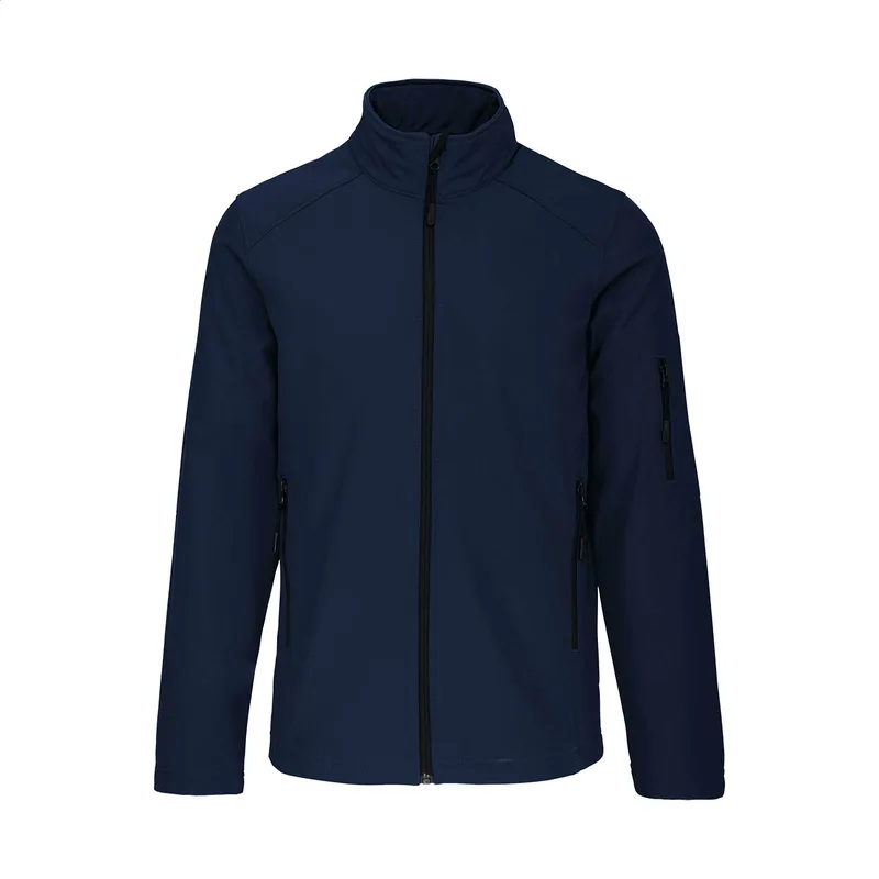 Μπουφάν Softshell Kariban 3 Στρώσεων σε χρώμα Σκούρο Μπλε. Εταιρικά Διαφημιστικά Δώρα | PERFECT advertising