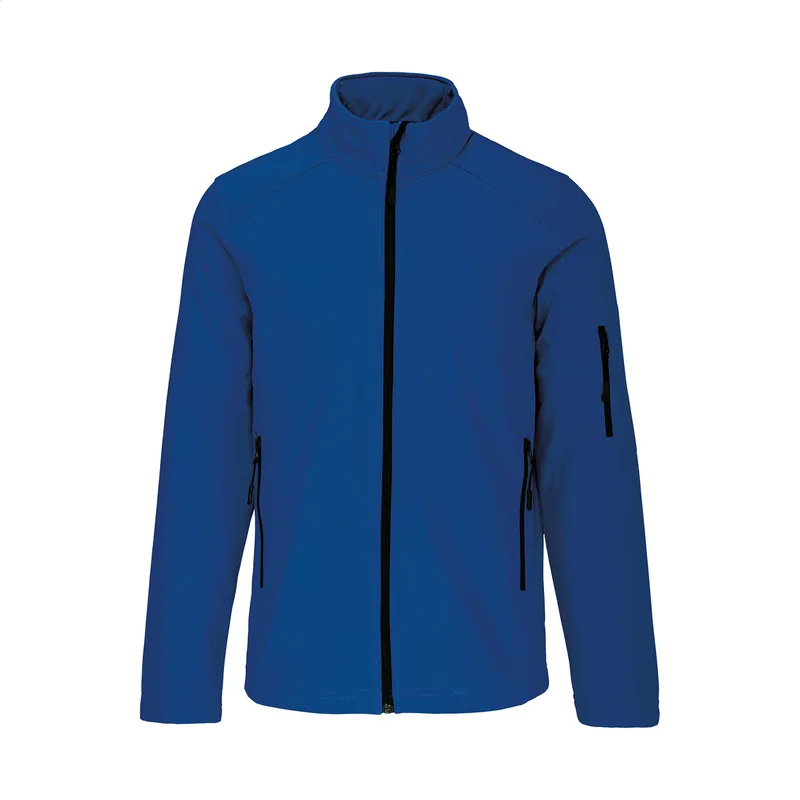 Μπουφάν Softshell Kariban 3 Στρώσεων σε χρώμα Μπλε. Εταιρικά Διαφημιστικά Δώρα | PERFECT advertising