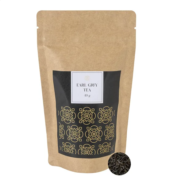 Λογότυπο σε Χύμα Τσάι Earl Grey Σακούλα Kraft 40g. Εταιρικά Διαφημιστικά Δώρα | PERFECT advertising
