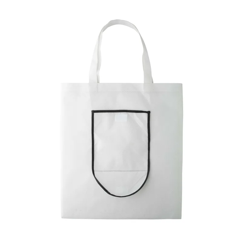 Αναδιπλούμενη Non-Woven Τσάντα Αγορών. Λεπτομέρεια Κουμπώματος Βέλκρο — Εταιρικά Διαφημιστικά Δώρα | PERFECT advertising