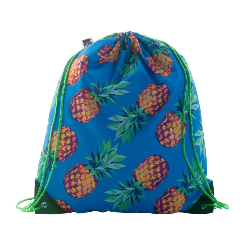 Τσάντα Πουγκί με Κορδόνι RPET Sublimation Plus σε χρώμα Πράσινο. Εταιρικά Διαφημιστικά Δώρα | PERFECT advertising
