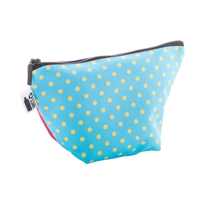 Νεσεσέρ Καλλυντικών RPET με Sublimation Trapeze S σε χρώμα Μαύρο. Εταιρικά Διαφημιστικά Δώρα | PERFECT advertising