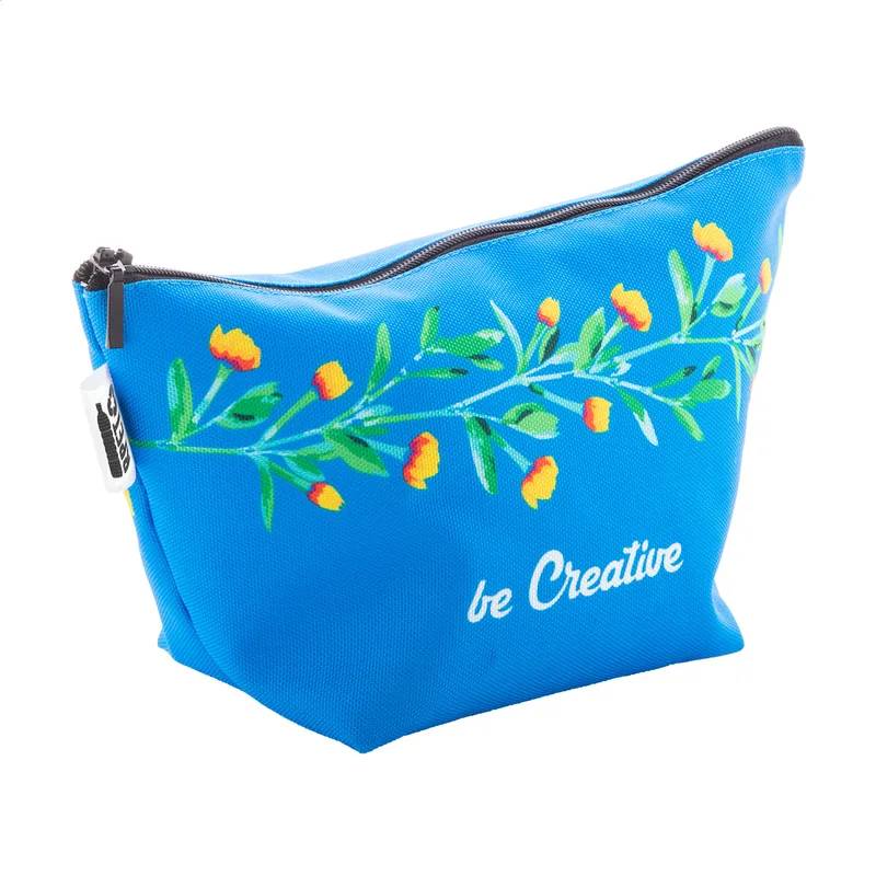 Νεσεσέρ Καλλυντικών RPET Sublimation M σε χρώμα Μαύρο. Εταιρικά Διαφημιστικά Δώρα | PERFECT advertising