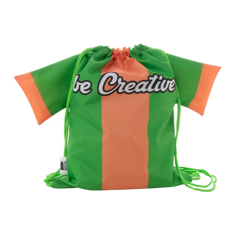 Τσάντα Πουγκί T-Shirt RPET για Παιδιά σε χρώμα Πράσινο. Εταιρικά Διαφημιστικά Δώρα | PERFECT advertising