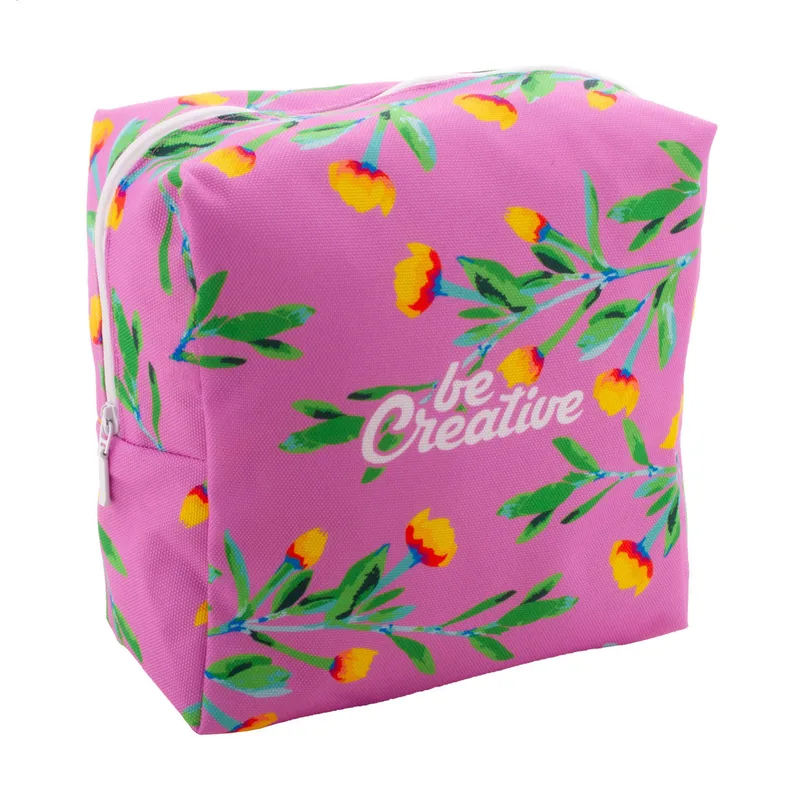 Νεσεσέρ Καλλυντικών RPET Sublimation CreaBeauty Square L σε χρώμα Λευκό. Εταιρικά Διαφημιστικά Δώρα | PERFECT advertising
