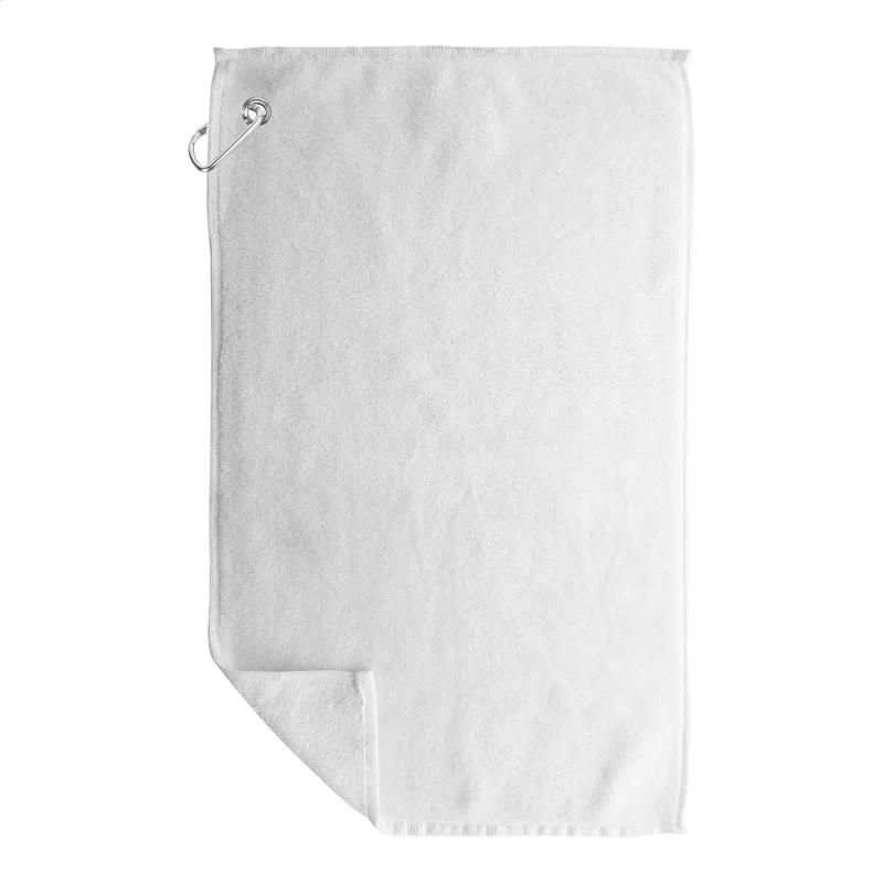 Πετσέτα Γκολφ Sublimation — Πλευρά Μικροϊνών με Εκτύπωση Λογοτύπου. Προϊόντα Προβολής για Αθλητικές Εκδηλώσεις | PERFECT advertising