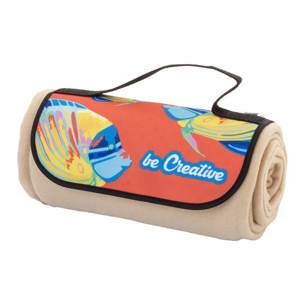 Τυπωμένη Κουβέρτα Fleece RPET με Sublimation Εκτύπωση Λογοτύπου. Εταιρικά Διαφημιστικά Δώρα | PERFECT advertising