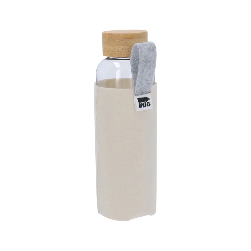 Μπουκάλι RPET 500ml με Θήκη Τσόχας RPET. Εκτύπωση Λογοτύπου Sublimation — Προϊόντα Προβολής | PERFECT advertising