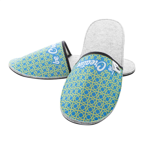 Διαφημιστικές Παντόφλες RPET Felt με Sublimation Εκτύπωση Λογοτύπου. Εταιρικά Διαφημιστικά Δώρα | PERFECT advertising