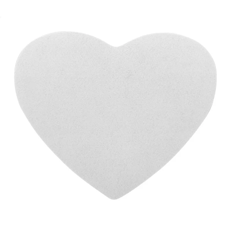 Mousepad RPET Καρδιά. Λεπτομέρεια Επιφάνειας Τσόχας με Πολύχρωμη Φωτογραφική Εκτύπωση — Εκτύπωση Λογοτύπου | PERFECT advertising