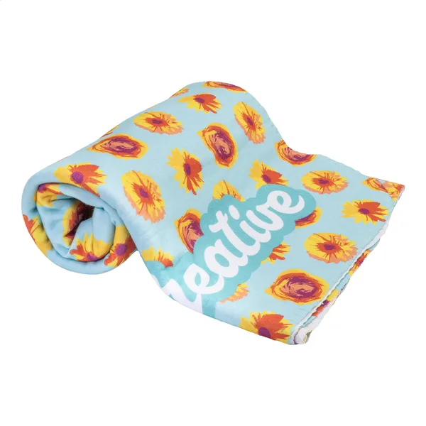 Τυπωμένη Κουβέρτα Fleece RPET με Sublimation Εκτύπωση Λογοτύπου. Εταιρικά Διαφημιστικά Δώρα | PERFECT advertising