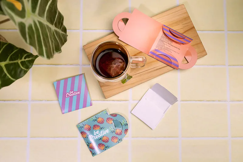 Σακουλάκι Τσαγιού Earl Grey σε Ανοιχτό Περίβλημα. Εκτύπωση Λογοτύπου για Εταιρικά Δώρα | PERFECT advertising