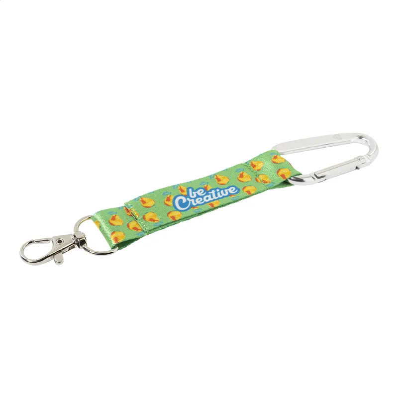 Μπρελόκ RPET με Καραμπίνερ και Sublimation SuboRing Double σε χρώμα Ασημί. Εταιρικά Διαφημιστικά Δώρα | PERFECT advertising