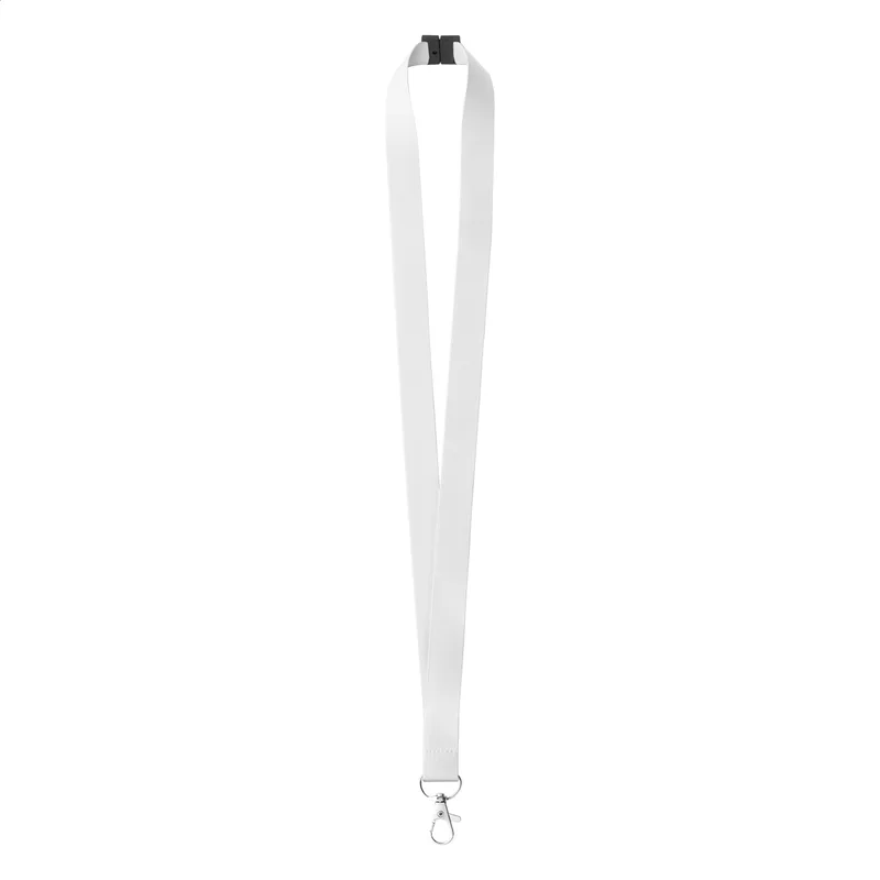 Ιμάντας/Κορδόνι Λαιμού (Lanyard) Sublimation — Λεπτομέρεια Καραμπίνερ και Αγκράφας Ασφαλείας. Εκτύπωση Λογοτύπου | PERFECT advertising
