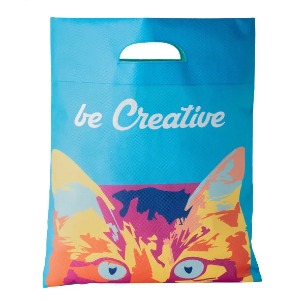 Τσάντα Αγορών Τυπωμένη Non-Woven με Sublimation Εκτύπωση Λογοτύπου και στις Δύο Πλευρές — Εταιρικά Διαφημιστικά Δώρα | PERFECT advertising
