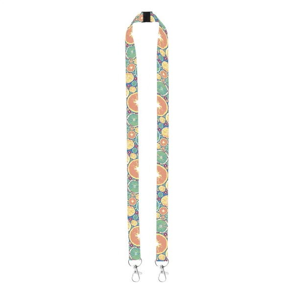 Τυπωμένος Ιμάντας Λαιμού Lanyard Sublimation σε Λευκό Φόντο. Εταιρικά Διαφημιστικά Δώρα | PERFECT advertising
