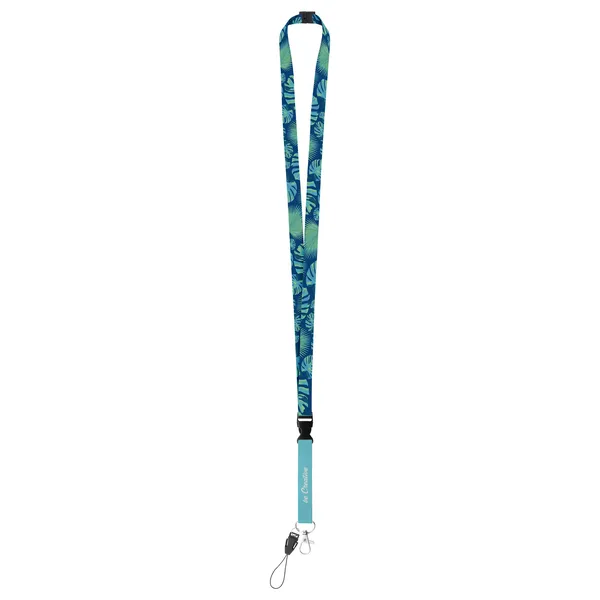 Ιμάντας Λαιμού Lanyard με Λογότυπο Sublimation σε Λευκό Φόντο. Εταιρικά Διαφημιστικά Δώρα | PERFECT advertising