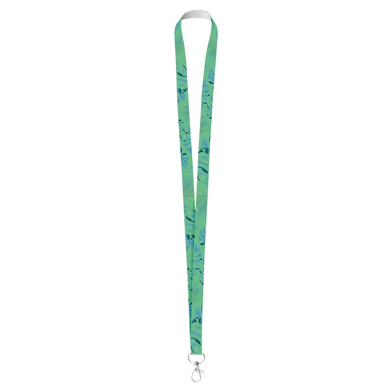 Λεπτομέρεια Καραμπίνερ σε Ιμάντα Λαιμού Lanyard Sublimation. Εκτύπωση Λογοτύπου σε Πολυεστερικό Ύφασμα | PERFECT advertising