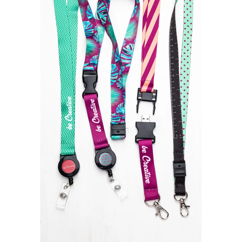 Ιμάντας Λαιμού Lanyard Sublimation με Καραμπίνερ και Μετροταινία 100 cm. Εκτύπωση Λογοτύπου σε Ιμάντα | PERFECT advertising