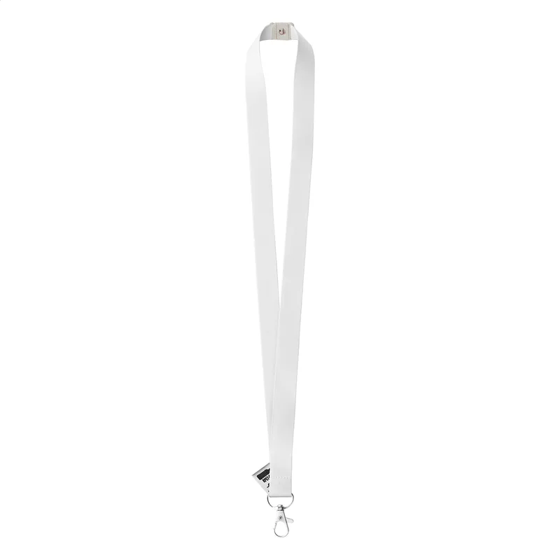 Ιμάντας Λαιμού Lanyard RPET. Λεπτομέρεια Καραμπίνερ και Αγκράφας Ασφαλείας από Άχυρο Σιταριού. Εταιρικά Προωθητικά Δώρα | PERFECT advertising