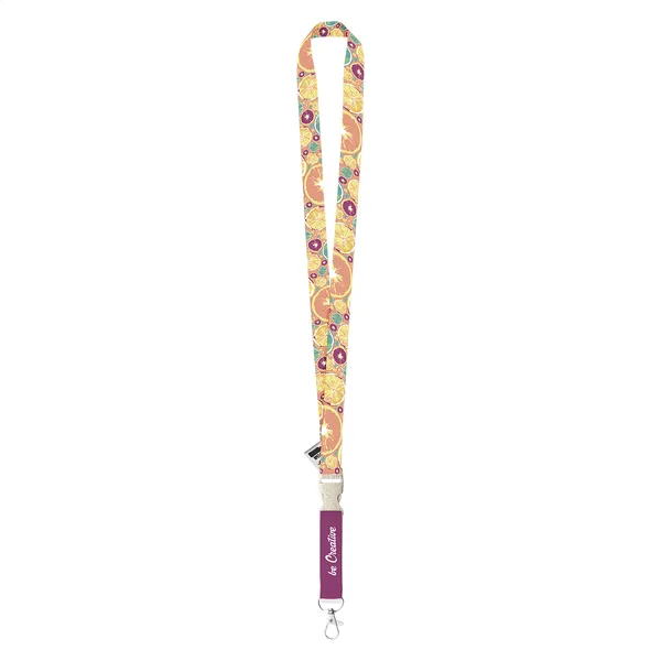 Ιμάντας Λαιμού Lanyard με Λογότυπο Sublimation σε RPET. Εκτύπωση Λογοτύπου και στις Δύο Πλευρές — Διαφημιστικά Δώρα | PERFECT advertising