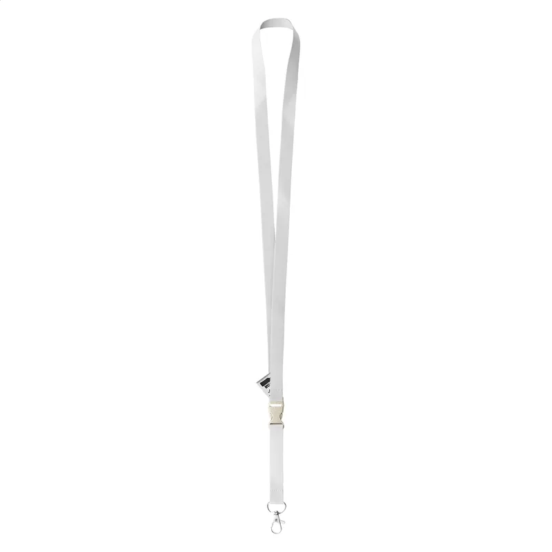 Ιμάντας Λαιμού Lanyard RPET σε Λεπτομέρεια Εκτύπωσης Και των Δύο Πλευρών. Εκτύπωση Λογοτύπου σε Κορδόνι Λαιμού | PERFECT advertising