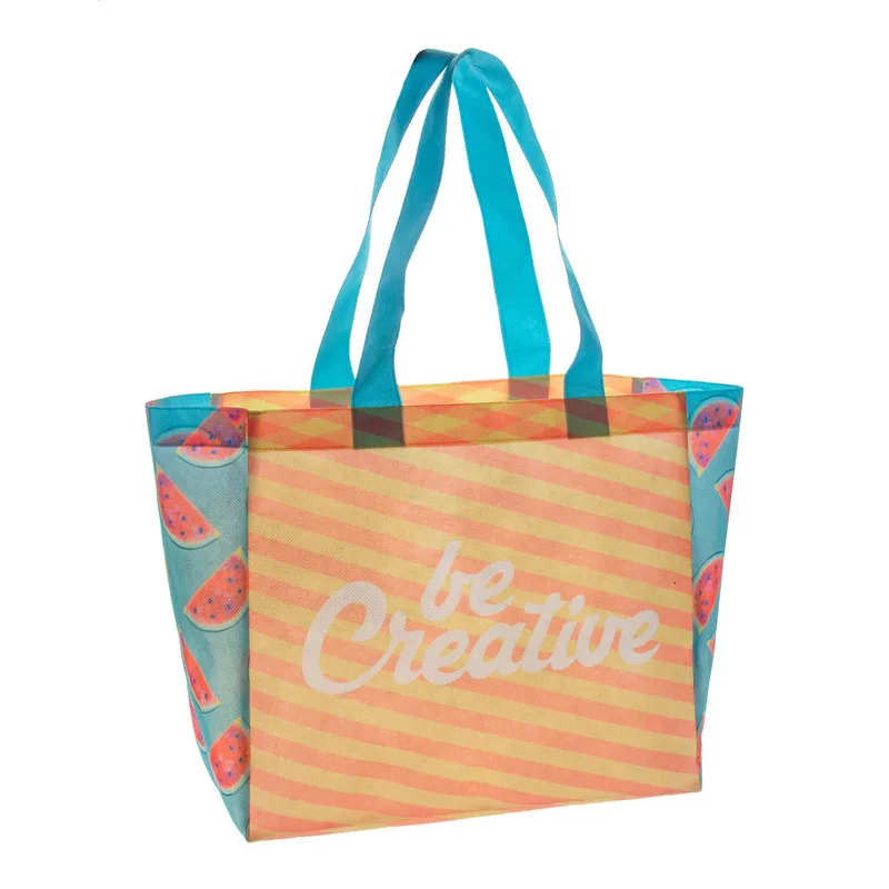 Non-Woven Τσάντα Αγορών με Γάζα και Τύπωμα Sublimation. Προϊόντα Προβολής για Επιχειρήσεις | PERFECT advertising