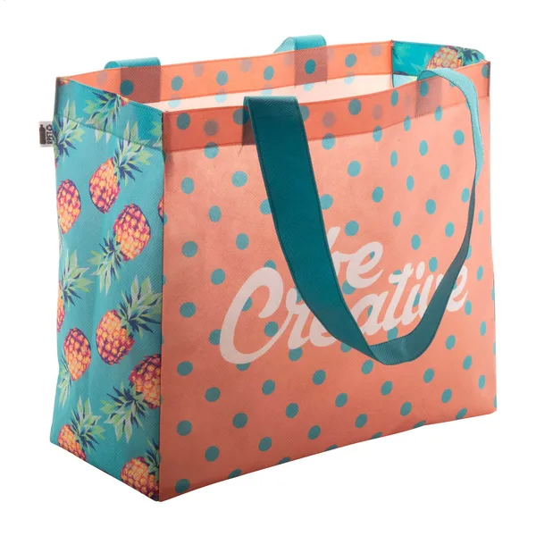 Διαφημιστική Τσάντα Αγορών RPET Non-Woven με Sublimation Εκτύπωση Πλήρους Επιφάνειας. Εταιρικά Διαφημιστικά Δώρα | PERFECT advertising