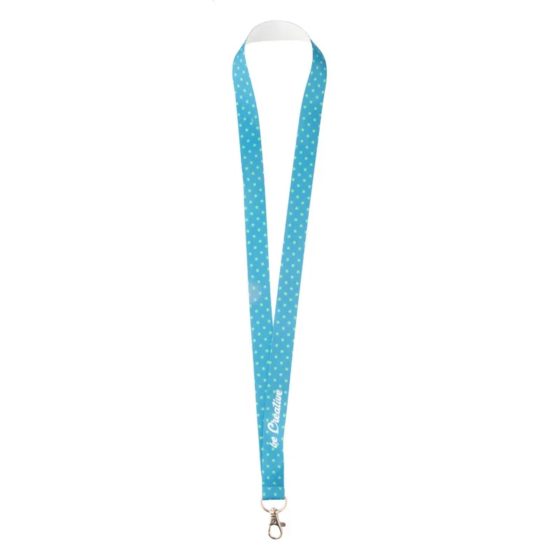 Ιμάντας Λαιμού Lanyard Sublimation RPET με Καραμπίνερ. Λεπτομέρεια Συνδέσμου — Διαφημιστικές Εκτυπώσεις | PERFECT advertising