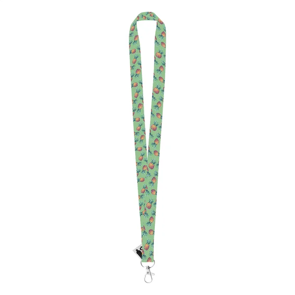 Ιμάντας Λαιμού Lanyard Sublimation RPET με Καραμπίνερ. Εκτύπωση Λογοτύπου και στις Δύο Πλευρές | PERFECT advertising