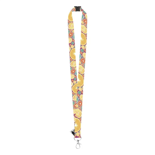 Διαφημιστικός Ιμάντας Λαιμού Lanyard Sublimation RPET με Μεταλλικό Καραμπίνερ. Εκτύπωση Λογοτύπου και στις Δύο Πλευρές | PERFECT advertising
