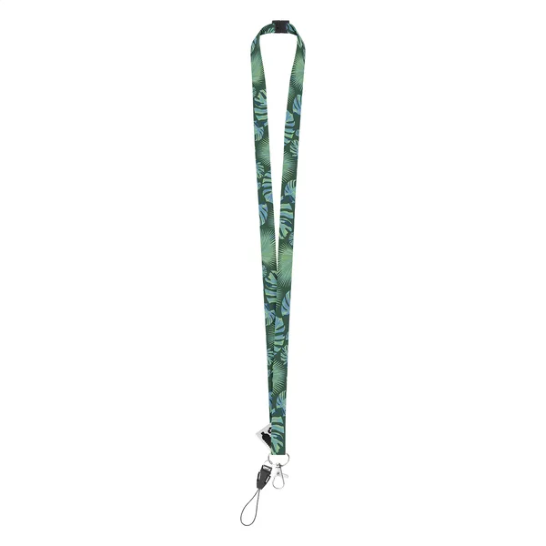 Ιμάντας Λαιμού Lanyard Sublimation RPET Εκτύπωση με Καραμπίνερ και Αγκράφα Ασφαλείας. Εταιρικά Διαφημιστικά Δώρα | PERFECT advertising