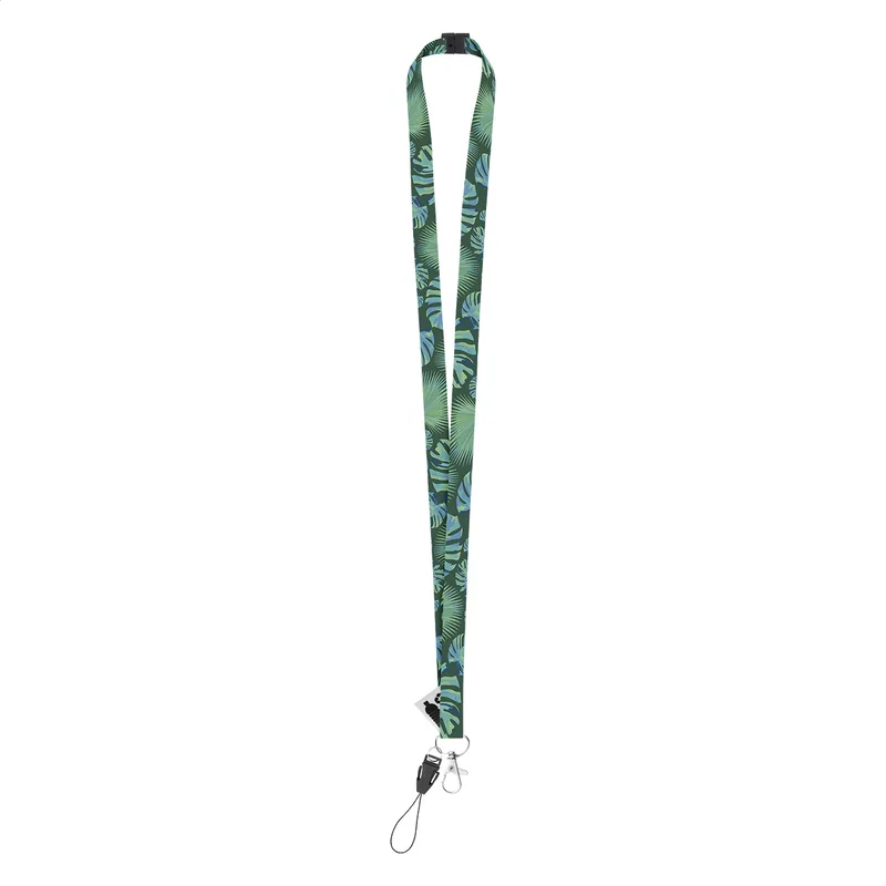 Ιμάντας Λαιμού Lanyard Sublimation RPET Εκτύπωση με Καραμπίνερ και Αγκράφα Ασφαλείας. Εταιρικά Διαφημιστικά Δώρα | PERFECT advertising