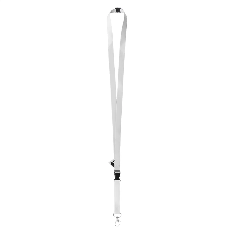 Ιμάντας Λαιμού Lanyard Sublimation RPET Λεπτομέρεια Καραμπίνερ και Αγκράφας Ασφαλείας. Εκτύπωση Λογοτύπου σε Ιμάντα Λαιμού | PERFECT advertising