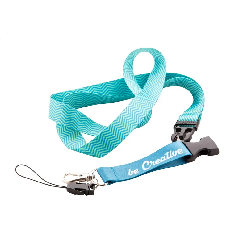 Αποσπώμενο Καραμπίνερ Ιμάντα Λαιμού Lanyard RPET. Λεπτομέρεια Εξαρτήματος — Διαφημιστικά με Λογότυπο | PERFECT advertising