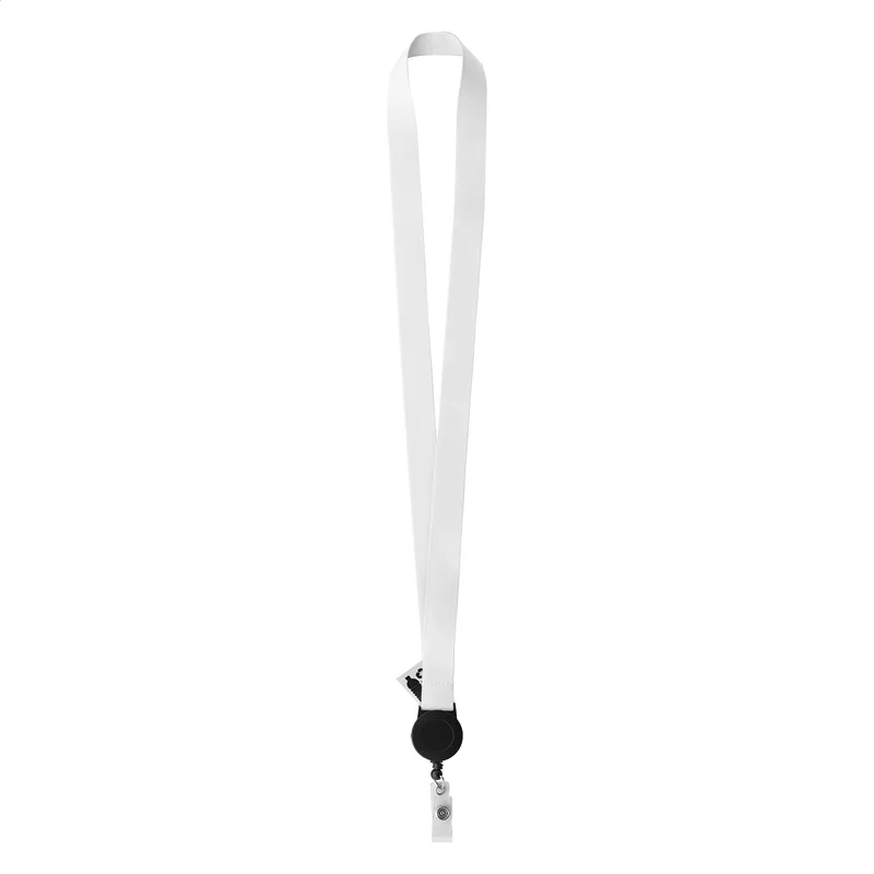 Ιμάντας Λαιμού Lanyard Sublimation σε Λεπτομέρεια Εκτύπωσης. Πολύχρωμη Φωτογραφική Εκτύπωση Λογοτύπου | PERFECT advertising