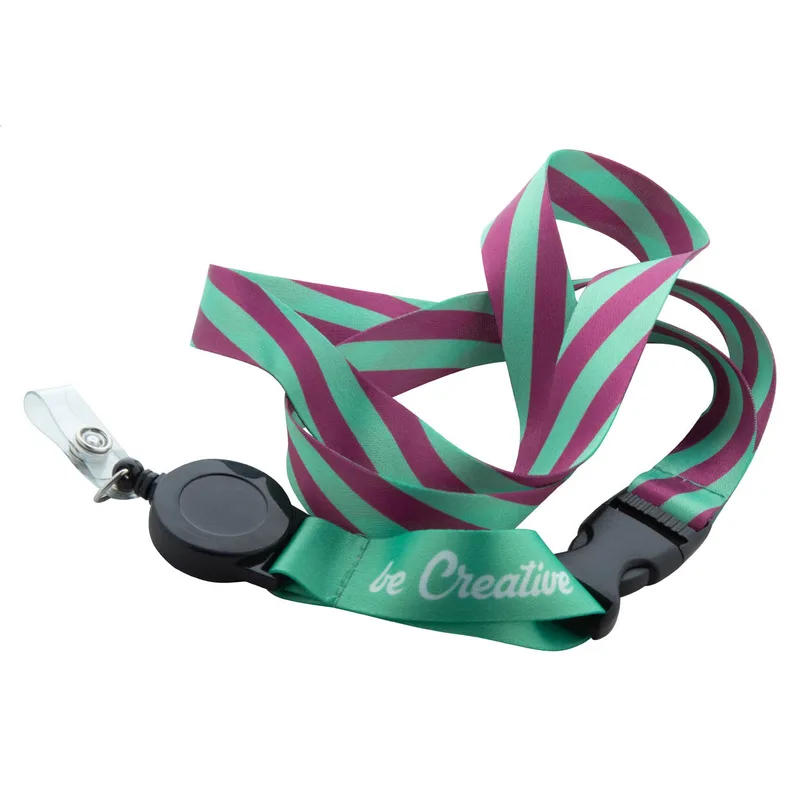 Ιμάντας Λαιμού Lanyard RPET Πολύχρωμη Φωτογραφική Εκτύπωση Δύο Πλευρών. Διαφημιστικές Εκτυπώσεις | PERFECT advertising