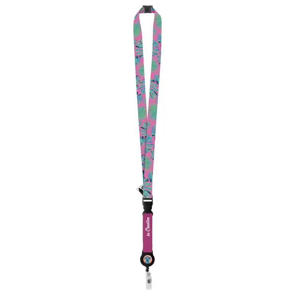Διαφημιστικός Ιμάντας Λαιμού Lanyard Sublimation από RPET. Εκτύπωση Λογοτύπου και στις Δύο Πλευρές | PERFECT advertising