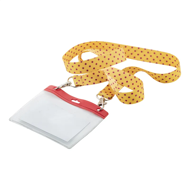 Ιμάντας/Κορδόνι Λαιμού (Lanyard) Sublimation RPET Double σε λήψη προϊόντος χωρίς εκτύπωση