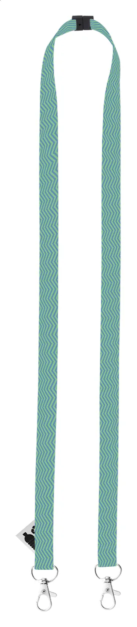 Ιμάντας Λαιμού Lanyard Sublimation RPET με Εκτύπωση σε Λευκό Φόντο. Διαφημιστικά Αξεσουάρ Εκδηλώσεων | PERFECT advertising