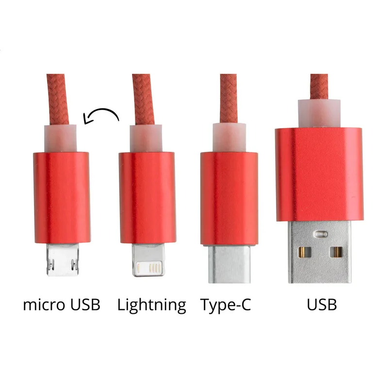 Καλώδιο Φορτιστή USB Αλουμινίου σε Χρωματικές Παραλλαγές. Εκτύπωση Λογοτύπου σε Εταιρικά Δώρα | PERFECT advertising