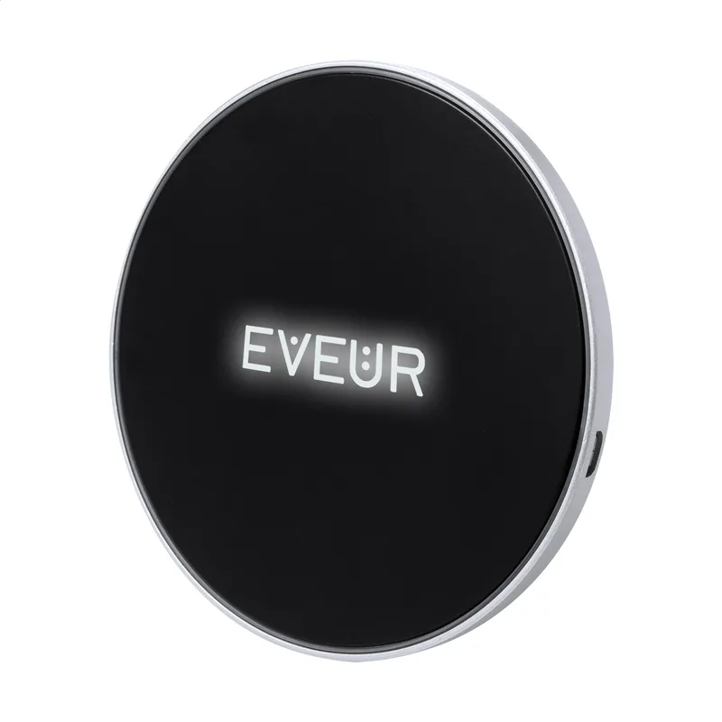 Τύπωμα σε Ασύρματο Φορτιστή LED 5W με Φωτιζόμενη Χάραξη Λέιζερ. Εταιρικά Διαφημιστικά Δώρα | PERFECT advertising