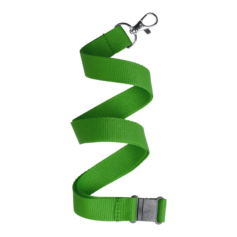 Ιμάντας Λαιμού (Lanyard) με Καραμπίνερ Savent σε χρώμα Πράσινο. Εταιρικά Διαφημιστικά Δώρα | PERFECT advertising