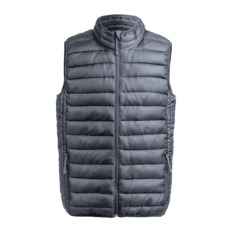 Γιλέκο Body Warmer Καπιτονέ Unisex σε χρώμα Σκούρο Γκρι. Εταιρικά Διαφημιστικά Δώρα | PERFECT advertising