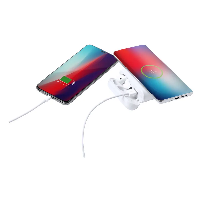 Λεπτομέρεια Θύρας USB-C και Ασύρματου Φορτιστή Power Bank. Εκτύπωση Λογοτύπου σε Διαφημιστικές Συσκευές | PERFECT advertising
