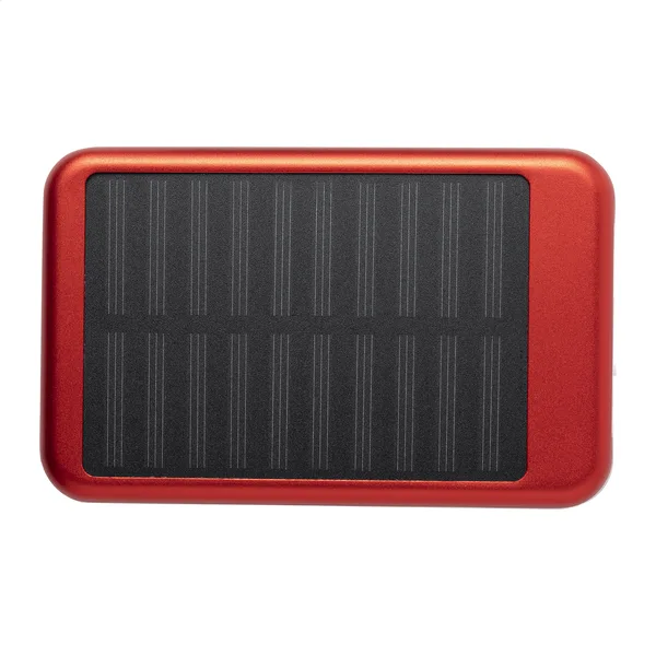 Power Bank με Εκτύπωση Λογοτύπου Ηλιακής Φόρτισης Αλουμίνιο 4000 mAh. Εταιρικά Διαφημιστικά Δώρα | PERFECT advertising